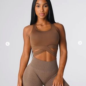 Mocha Sculpt Seamless Bra Top